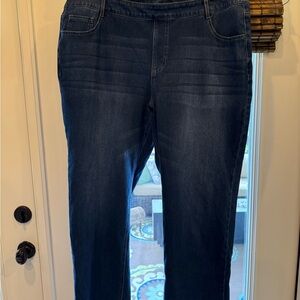 HALARA Blue Straight Leg Jeans with Classic Comfort